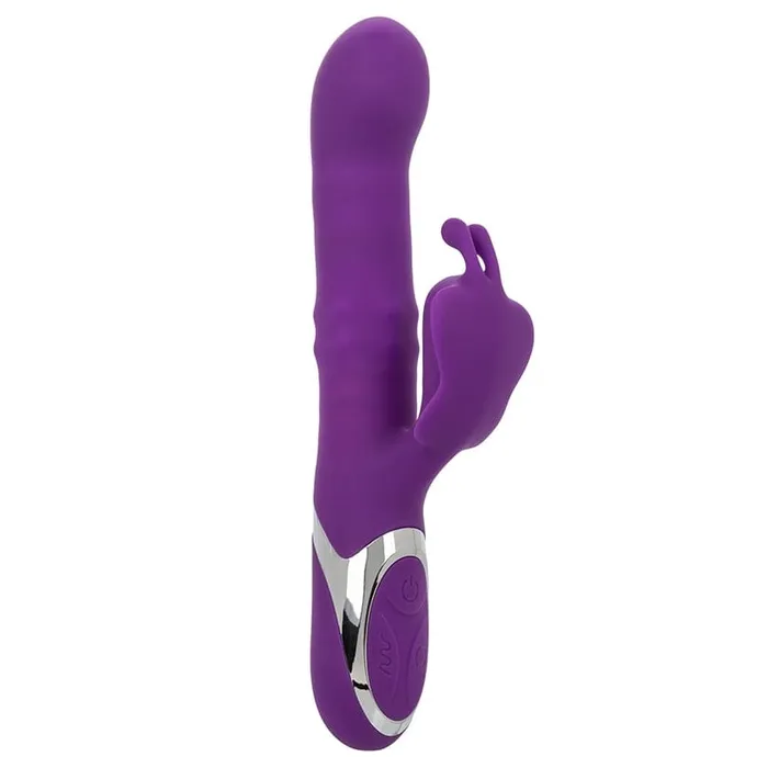 Cal Exotics Enchanted Flutter Thrusting Rabbit Vibrator Female Sex Toys