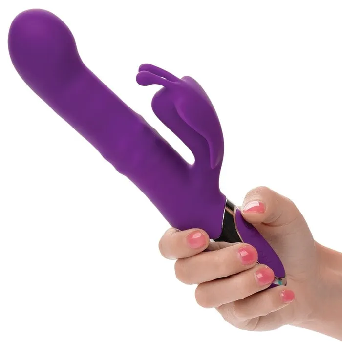 Cal Exotics Enchanted Flutter Thrusting Rabbit Vibrator Female Sex Toys