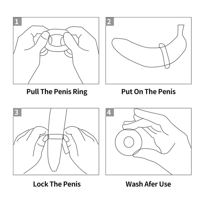 Male Sex Toys Pleasure Passion Nifty Ring Cock Ring