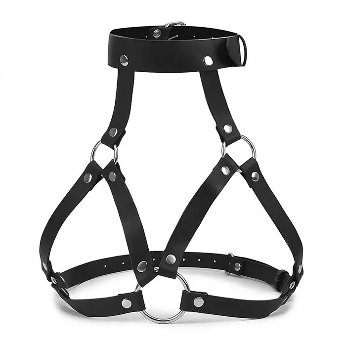 Pleasure Passion Female Sex Toys Open Cup Harness Bra