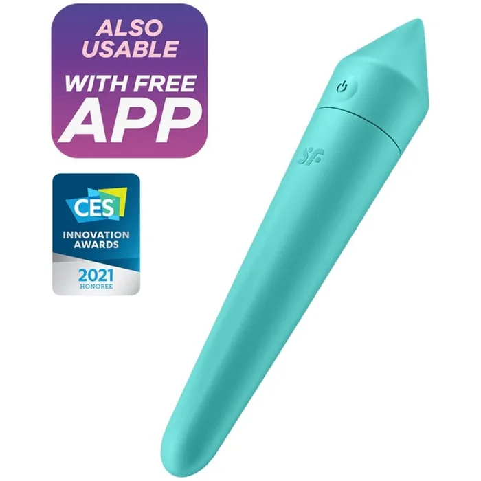 SODDISFARE ULTRA POWER BULLET 8 TURCHESE SATISFYER CONNECT Female Sex Toys