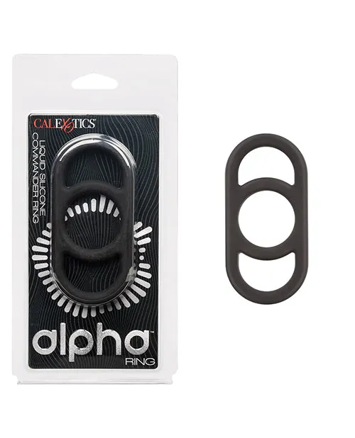 Alpha Liquid Silicone Commander Cock Ring CalExotics Male Sex Toys