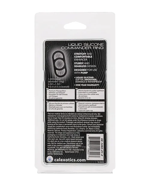 Alpha Liquid Silicone Commander Cock Ring CalExotics Male Sex Toys
