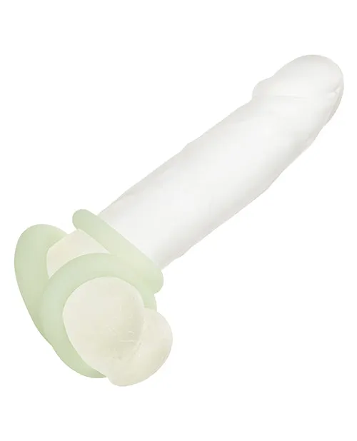 Alpha Liquid Silicone Glow in the Dark Cock Ring Set of 3 CalExotics Male Sex Toys