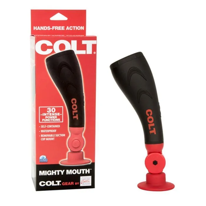 California Exotics Male Sex Toys Colt Gear Mighty Mouth 30 Function Deep Throat Stroker