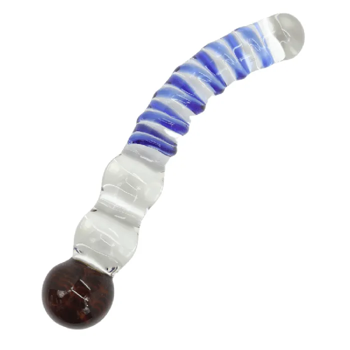 Female Sex Toys Curved Glass Massager Topcat