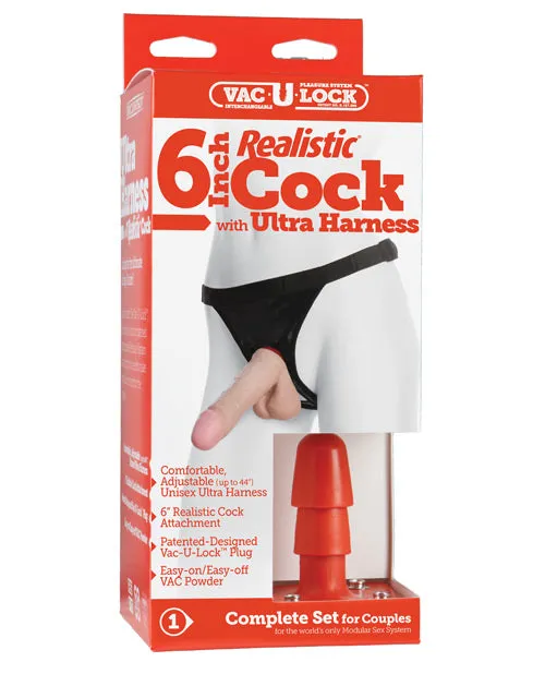 Female Sex Toys VacULock Ultra Harness Kits Doc Johnson