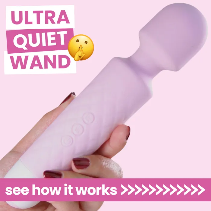 Lust Silicone Rechargeable Wand Pink BOB Female Sex Toys