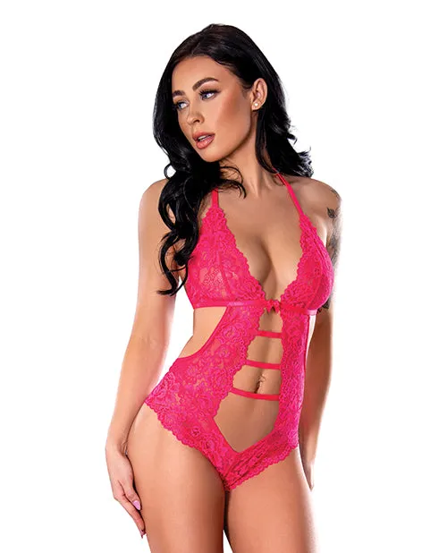 Magic Silk Male Sex Toys Get It Girl Lace Halter Teddy wSnap Crotch Magic Silk Male Sex Toys Get It Girl Lace Halter Teddy wSnap Crotch