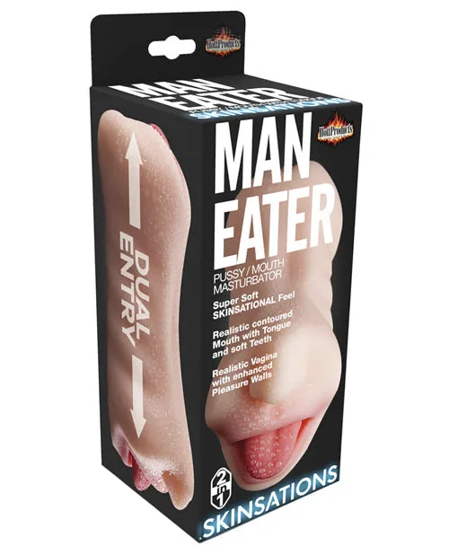 Male Sex Toys Hott Products Skinsations Man Eater Pussymouth Masturbator