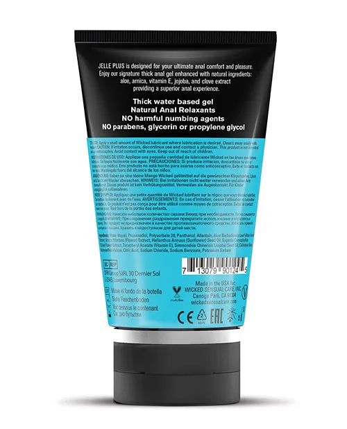 Wicked Sensual Care Male Sex Toys Wicked Sensual Care Jelle Plus Water Based Anal Lubricant With Relaxants